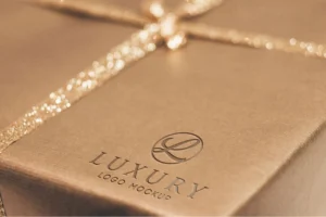 3D Logo Mockup in Luxury Gift