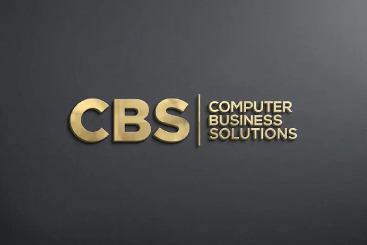3D Mockup Logo Gold
