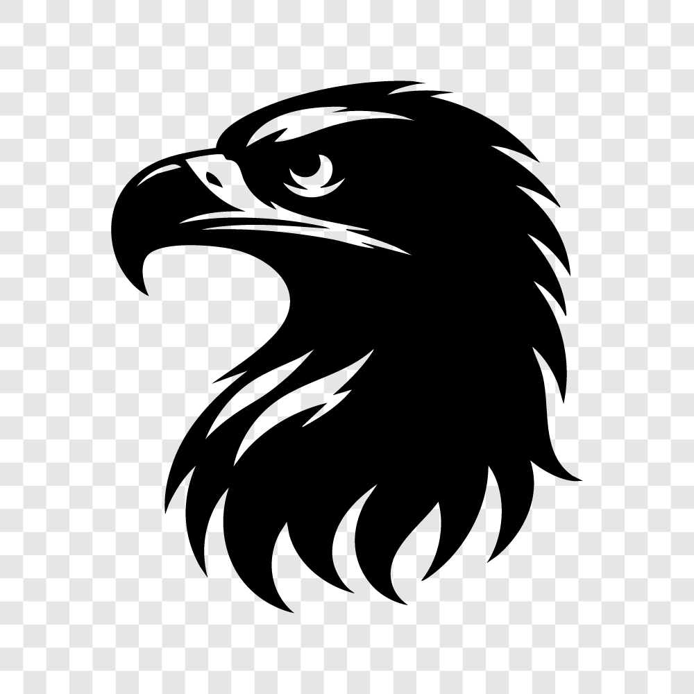 Eagle Head Silhouette Image Free