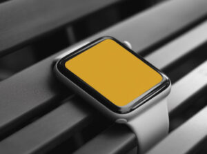 Iwatch Mockup monochrome