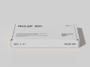 Mailer Box Packaging Mockup