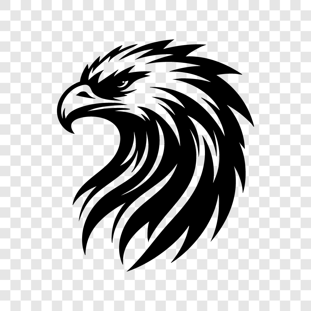 Majestic Eagle Silhouette PNG File