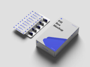 Pills Box Mockup