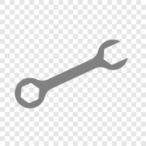 Ring Wrench Illustration Icon PNG