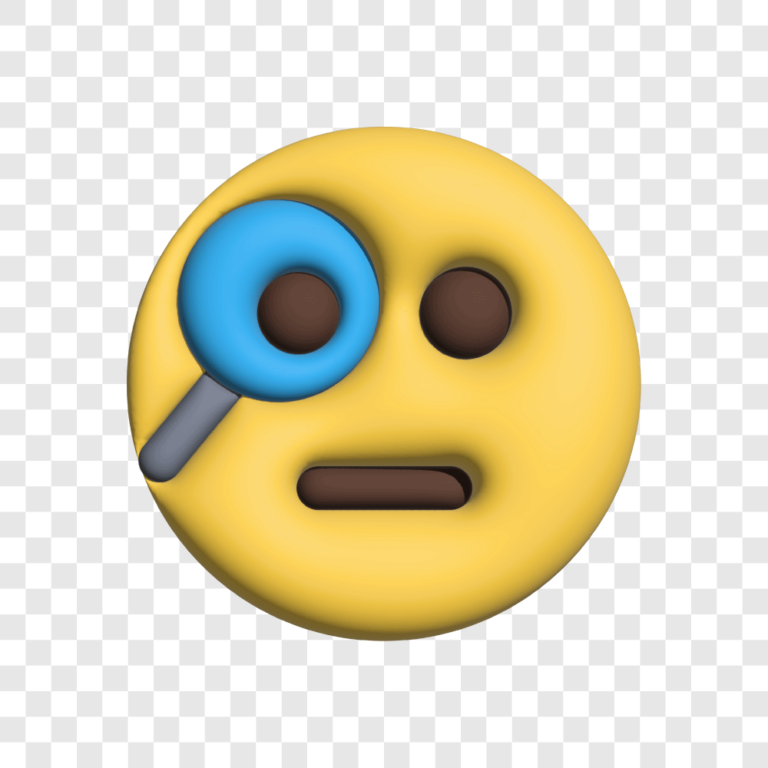 Suspicious 3D Emoticons