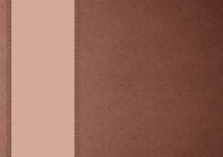 Elegant Brown Patterned Wallpaper Background