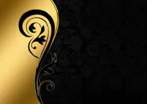 Gold Frame Ornament Background, Elegant Charm of Invitation