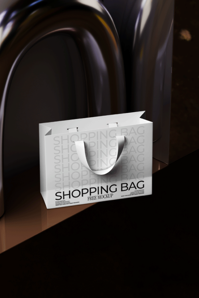 mockup shopping bag