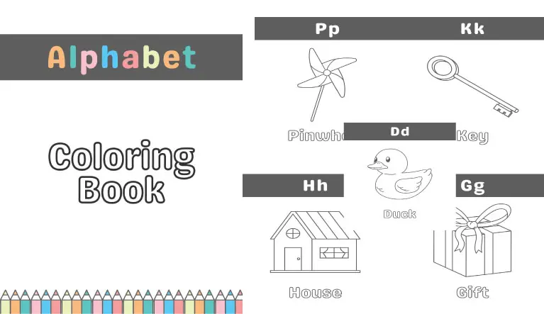 Alphabet Coloring Book Printable