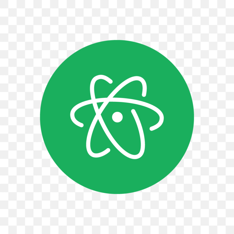 atom text editor logo png