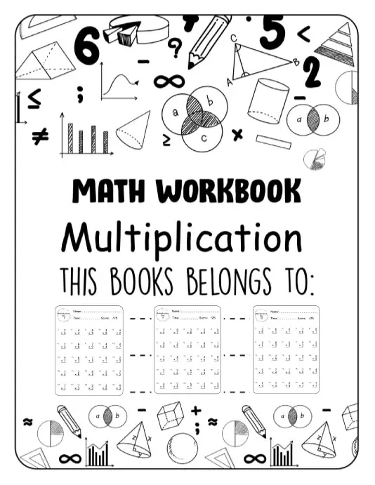 Printable Kids Math Workbook