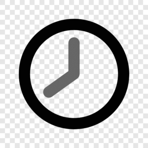 simple clock icon