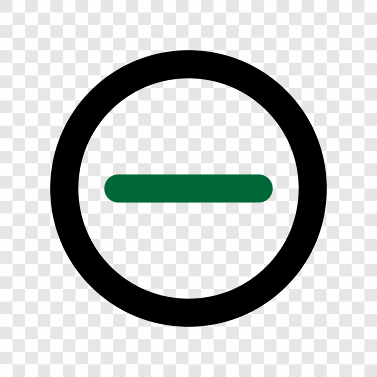 simple minus icon