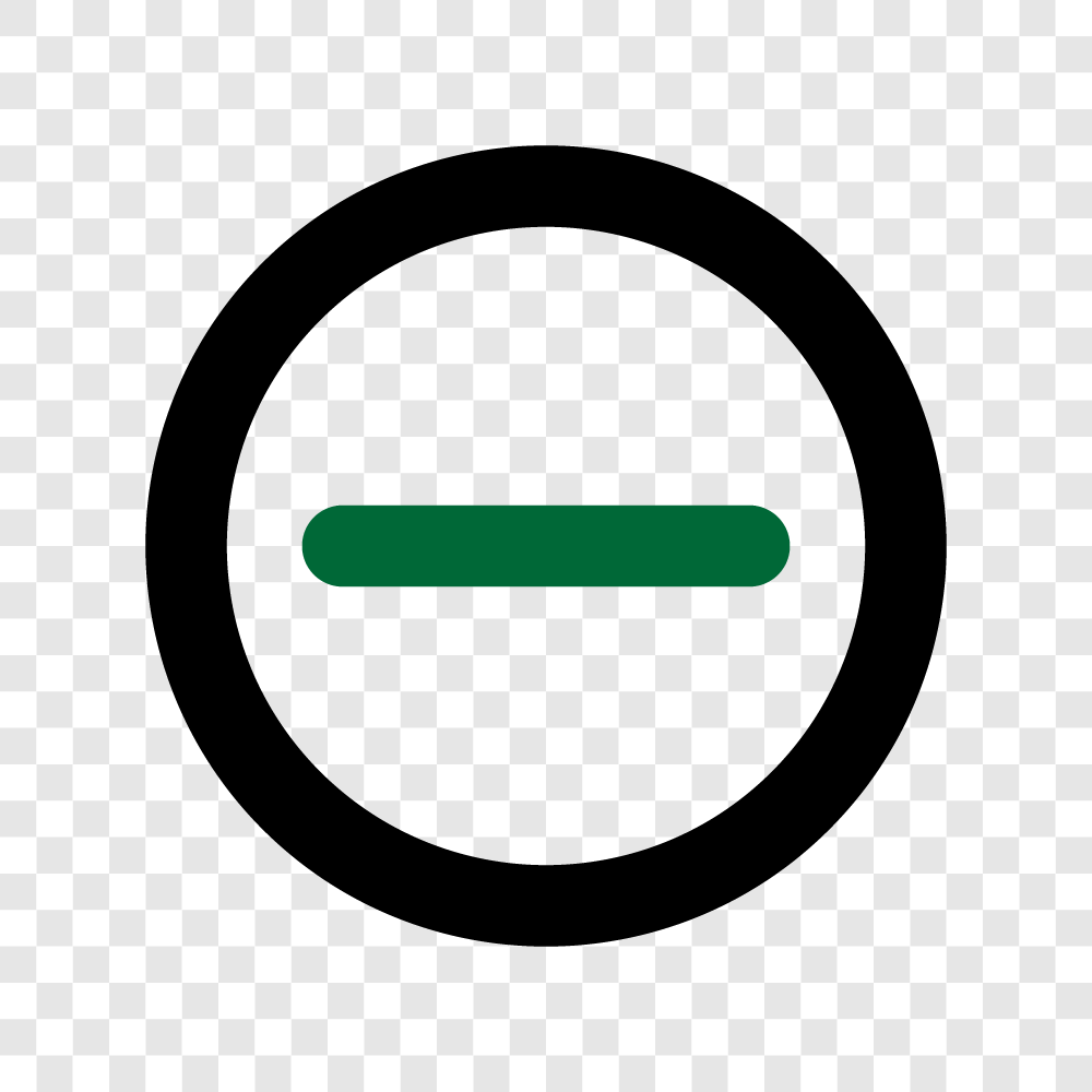 simple minus icon