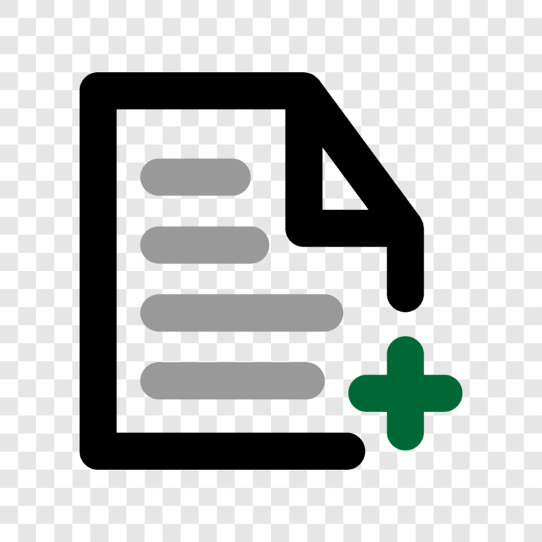 simple new document icon