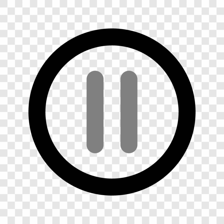simple pause icon