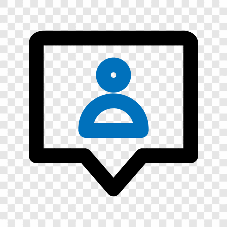 simple people tag icon