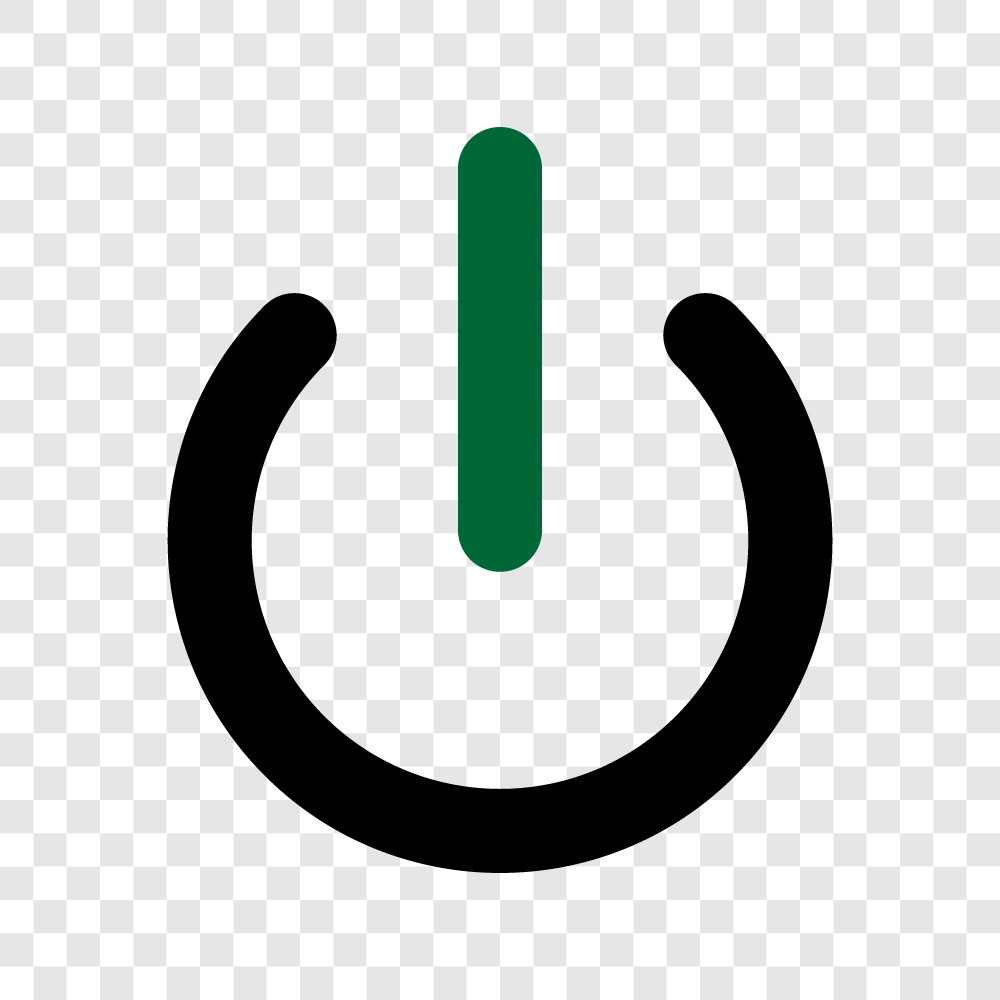 simple power icon