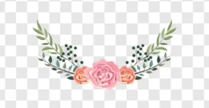 beautiful flowers with leaves png
