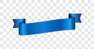 blue gradient beveled ribbon