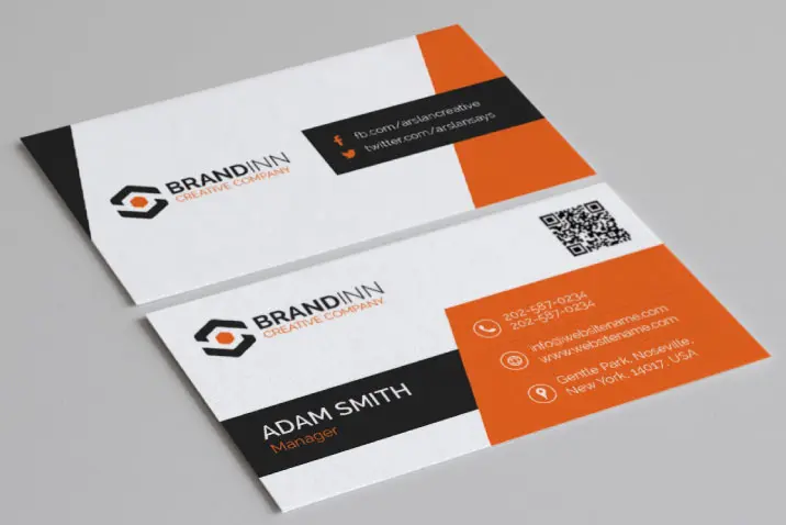 business card template v15