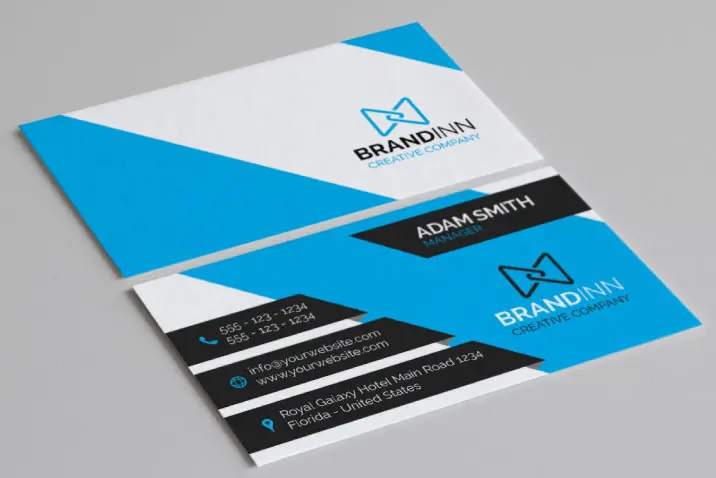 business card template v16