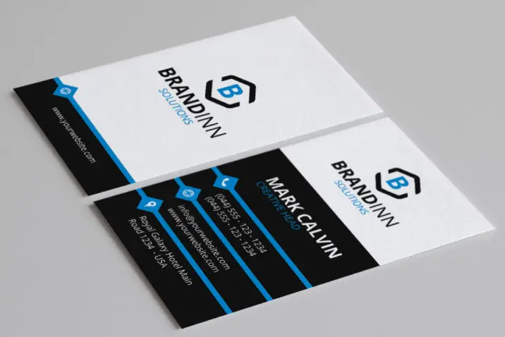 business card template v19