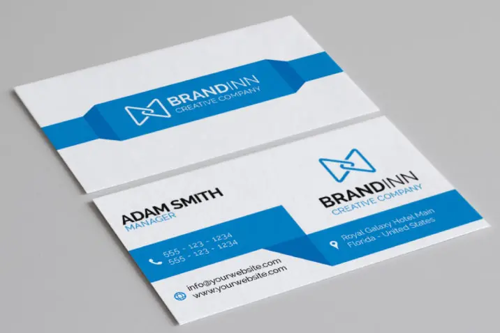 business card template v20