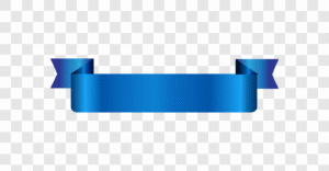 elegant shiny blue ribbon