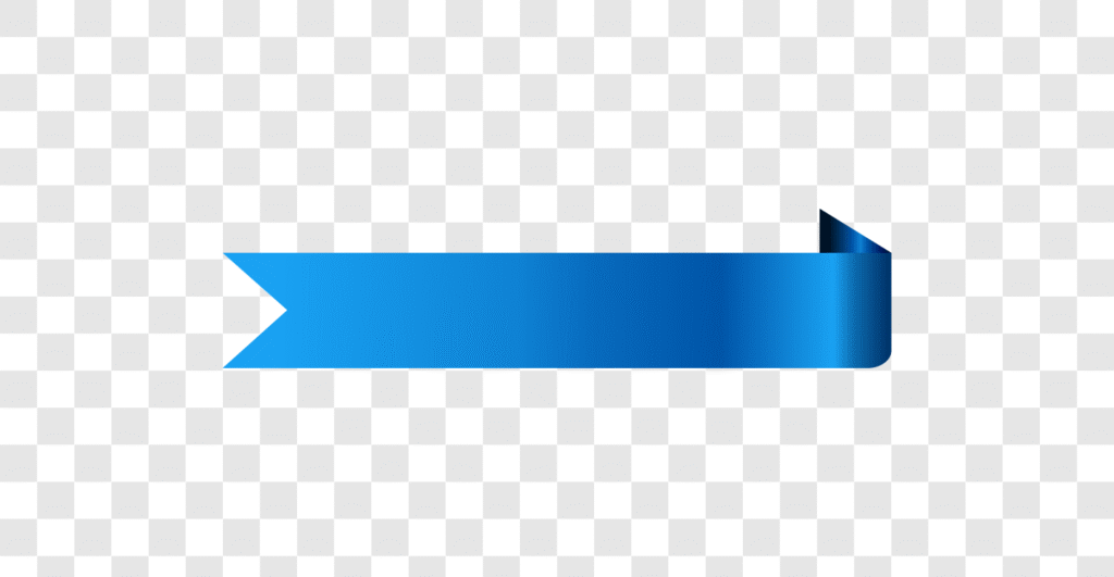 glossy blue ribbon png