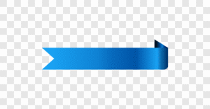 glossy blue ribbon png
