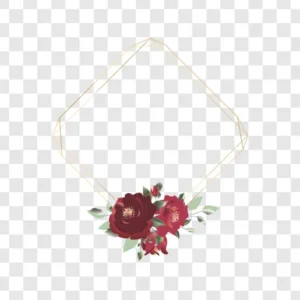 golden diamond rose wreath png