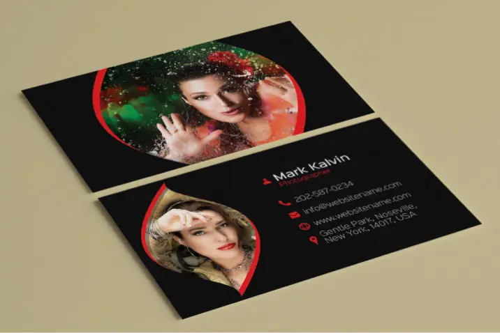 photography business card