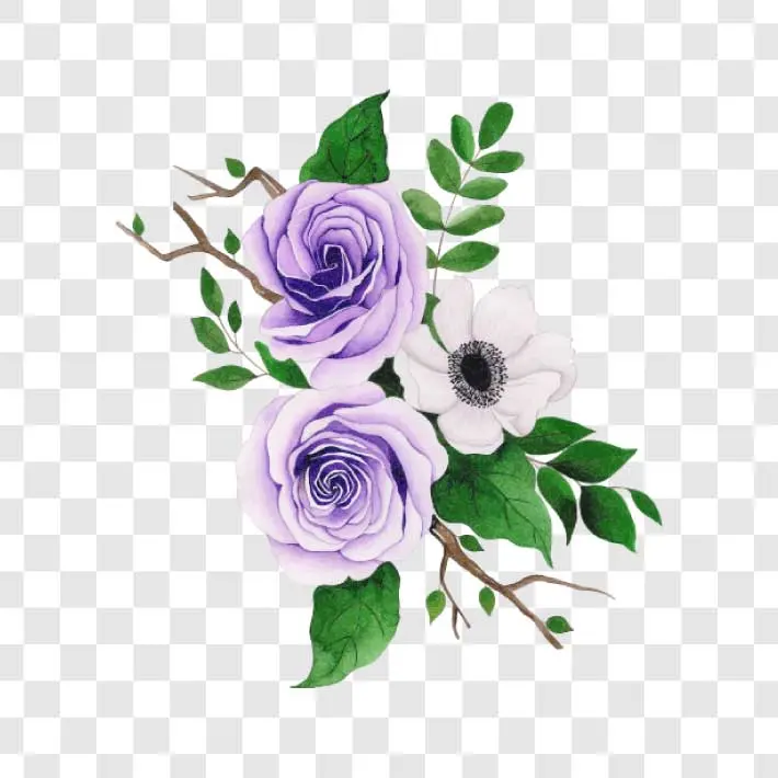 purple flower png