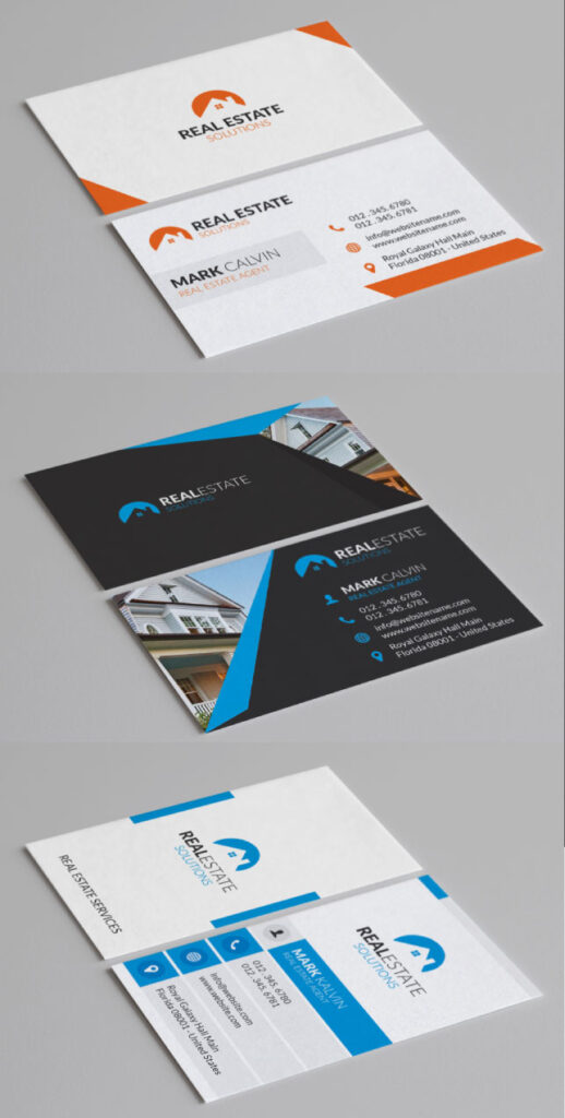 real estate business card