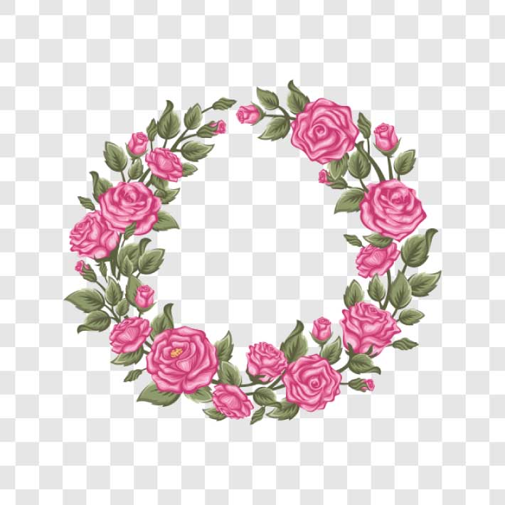 spring flower frame png