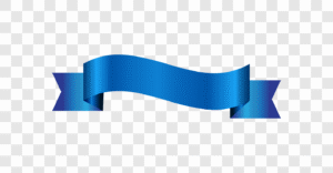 wave blue gradient ribbon