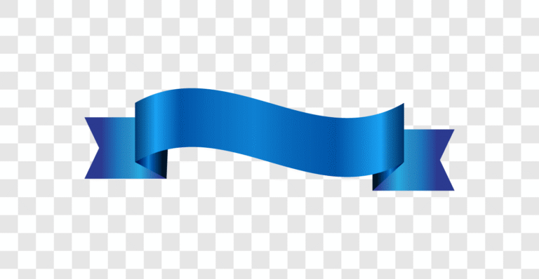 wave blue gradient ribbon