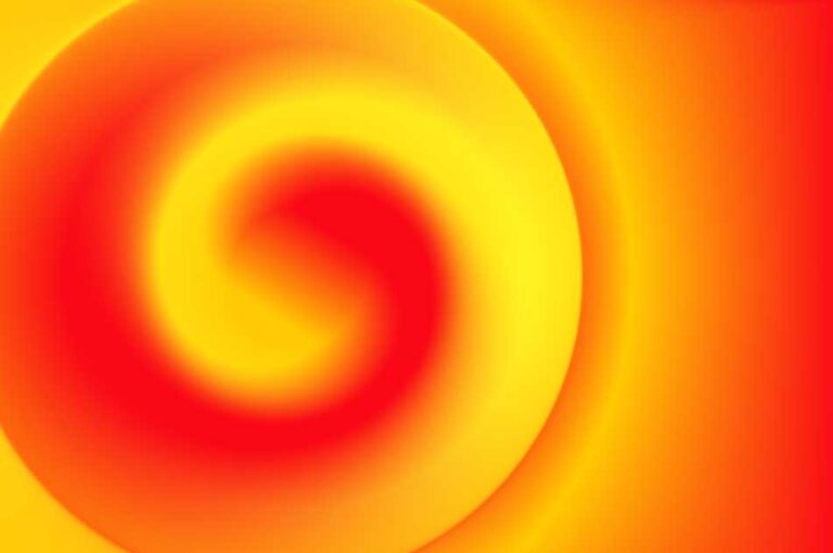 abstract yellow orange spiral background