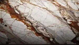 damaged ancient marble wall