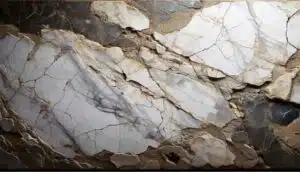 fossilized marble wall design