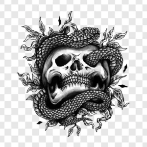 snake skull png
