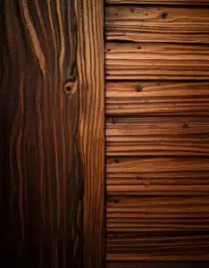 two different types of wood wall texture
