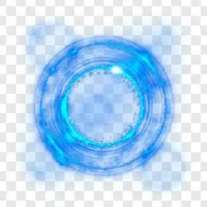 blue circle light image
