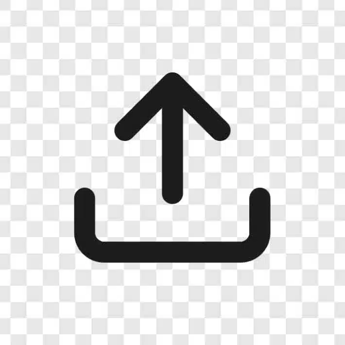 upload line icon