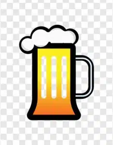 beer glass illustration