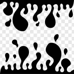 black liquid background tranparent