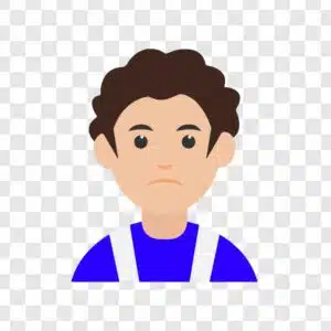 boy's face illustration