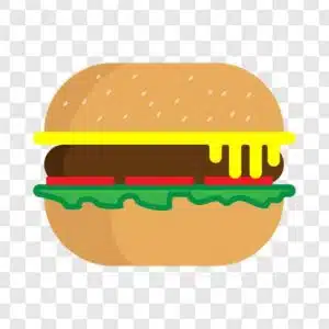 burger food illustration