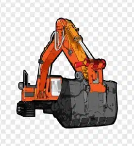 excavator illustration png